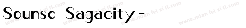 Sounso Sagacity字体转换